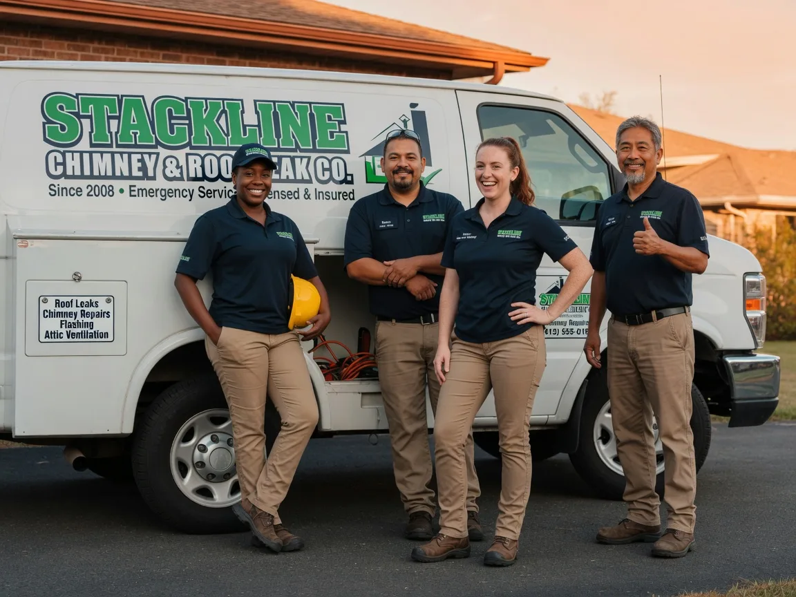 Chimney flashing repair company in Groesbeck, TX